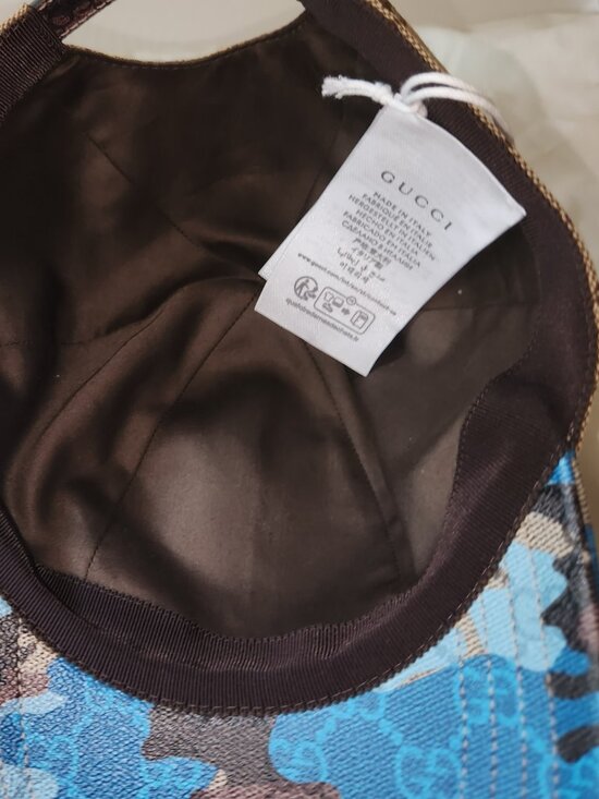 NWT Gucci GG canvas baseball unisex cap hat - size M; Rtl $660 main image 5
